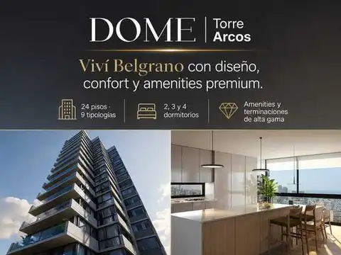 Departamento en Venta con 1 cocheras