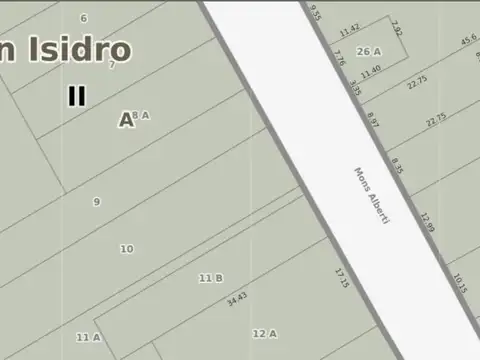 Terreno en Venta en San Isidro, USD 498.000