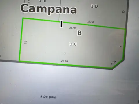 Terreno en Venta de 255,0 m2