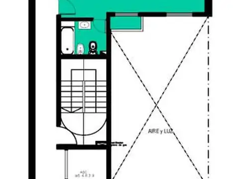Departamento 4 ambientes con 2 baños