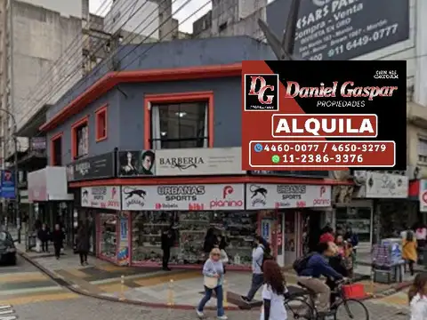 ALQUILER – EXCELENTE LOCAL COMERCIAL EN ESQUINA – MORÓN CENTRO