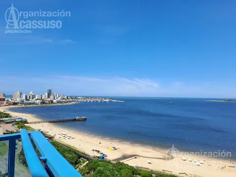 Pent house Playa Mansa 4 dormitorios suites piscina parrillero gym amenities 3 cocheras