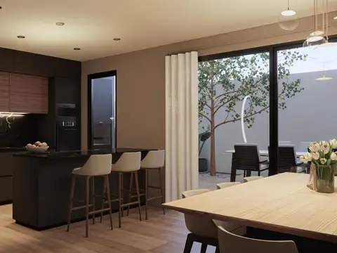 Depto Tipo Casa 3 ambientes con 2 baños