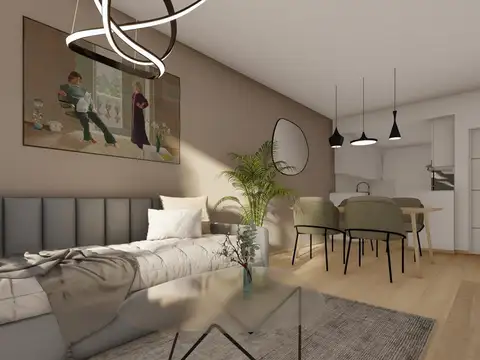 Departamento 3 ambientes con 2 baños