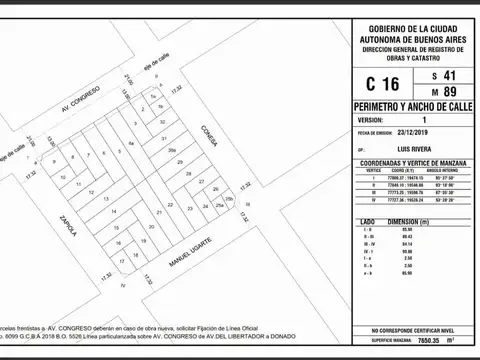 Depto Tipo Casa en Venta en Belgrano, USD 300.000
