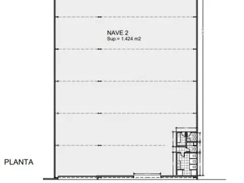Nave 1424m2 - Parque Industrial Alvear