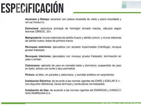 Departamento monoambiente en venta a estrenar. La Plata