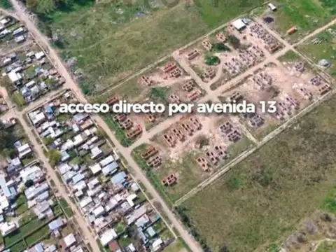 Loteo en Villa Montoro, La Plata - 178 lotes con acceso directo por Avenida 13
