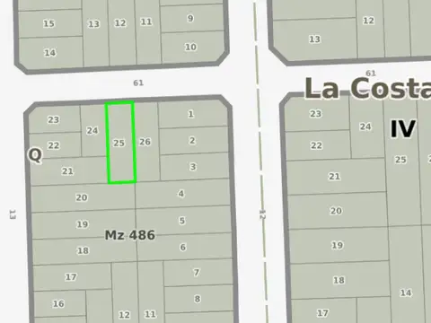 Terreno en Venta en Mar del Tuyú, USD 6.000