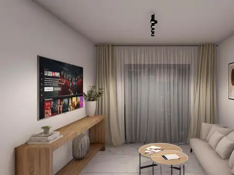 Departamento Monoambiente con 1 baño