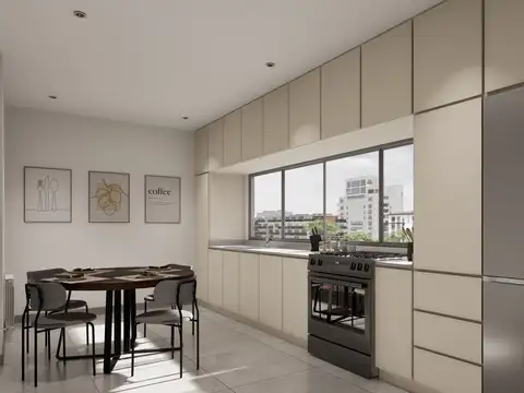 Departamento Monoambiente con 1 baño