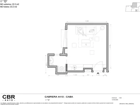 Departamento en Venta de Monoambiente