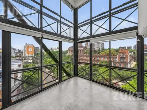 ¡Departamento 2 ambientes, tipo duplex, SUPER LUMINOSO y VISTA ABIERTA, en pleno Cañitas!