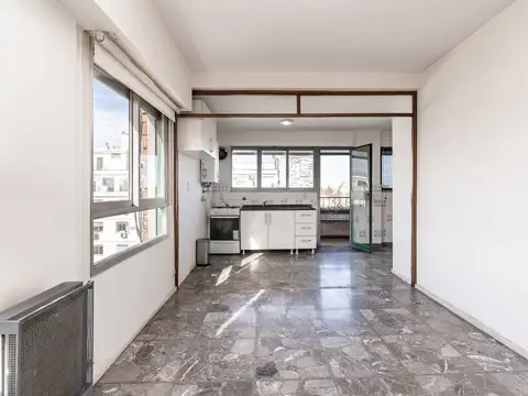 Departamento 2 ambientes con 1 baño