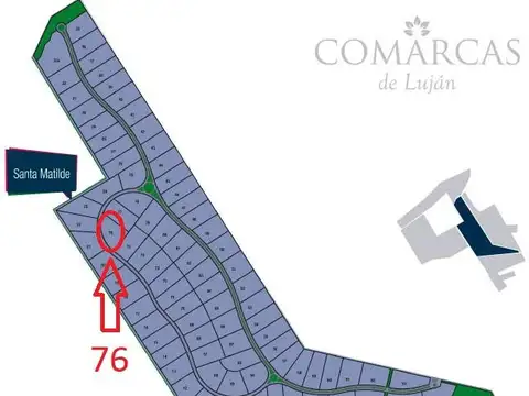 Lote 76 en venta. Barrio Santa Matilde, Comarcas de Luján.