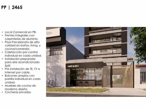 Departamento en Venta de 2 ambientes