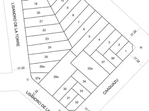 Galpon en Venta 34  mts Fondo