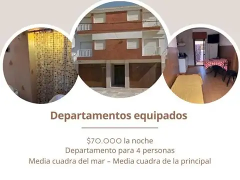 DEPARTAMENTO EN LA COSTA-  CON OPCION A COMPRA