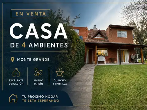 VENTA CASA 4 AMB | MONTE GRANDE