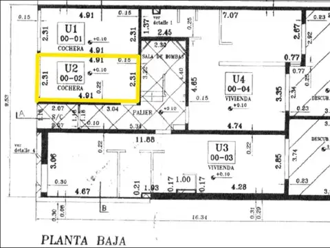 Alquiler de cochera en Azcuénaga