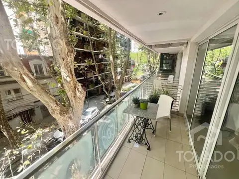 Monoambiente con balcon en Las Cañitas!