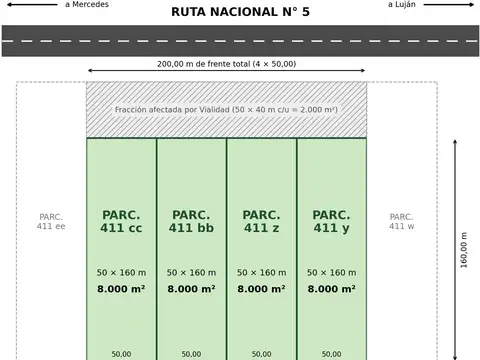 Terreno en Venta en Olivera, USD 250.000