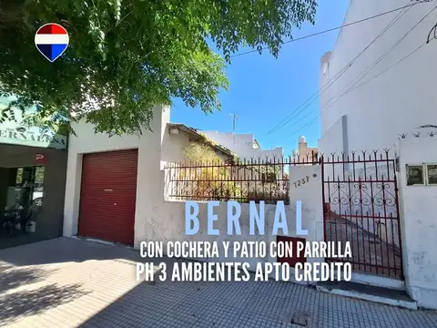 VENTA PH 3 AMB CON COCHERA APTO CREDITO BERNAL
