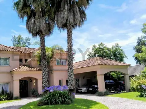 VENTA IMPONENTE CASA HARAS DE PILAR LA PRADERA 6 AMBIENTES JARDÍN PILETA GALERÍA