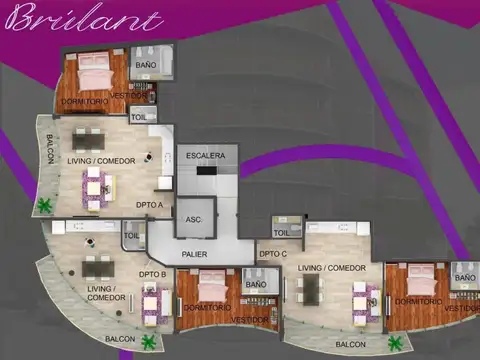 Departamento en Venta de Monoambiente