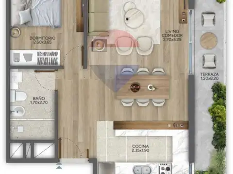 Departamento en Venta en Parque Rodó , USD 266.700
