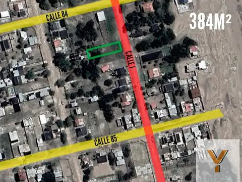 Terreno en Venta 38  mts Fondo