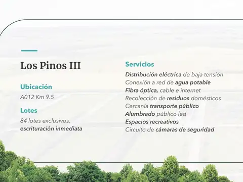 Barrio Abierto Los Pinos 3