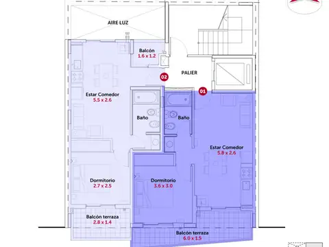 Zeballos 1100, Piso 4