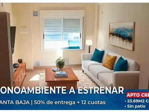 MONOAMBIENTE A ESTRENAR EN VENTA ZONA UCA