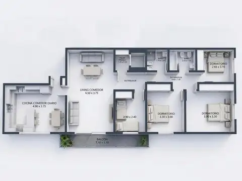 Departamento en Venta 46 años