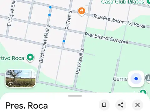 Terreno en Venta en Presidente Roca, USD 21.000