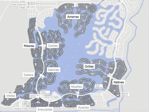 Terreno en Venta en Puertos - Barrio Amarras, USD 92.000