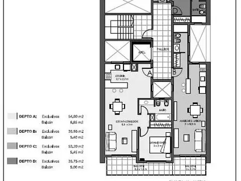 Departamento en Venta en Rosario, USD 73.000