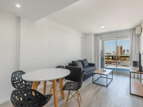 Departamento 2 ambientes con 2 baños