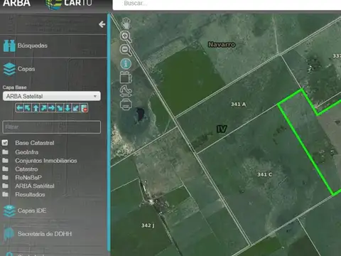 VENTA DE CAMPO DE 84.5 HECTAREAS- NAVARRO