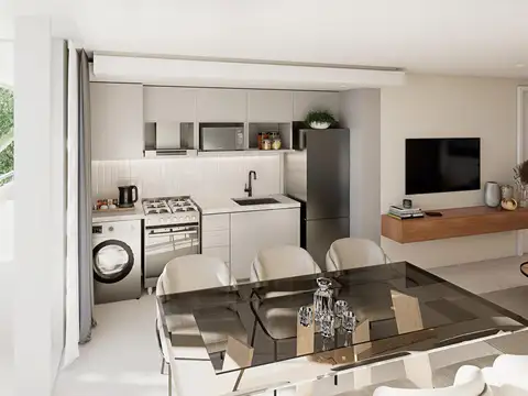 Departamento 3 ambientes con 2 baños