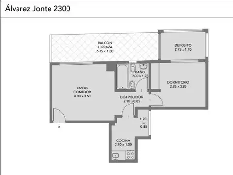 Departamento en Venta en Villa del Parque, USD 77.000