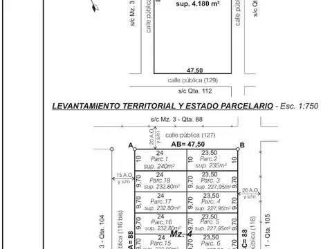 Terreno en Venta de 218,0 m2