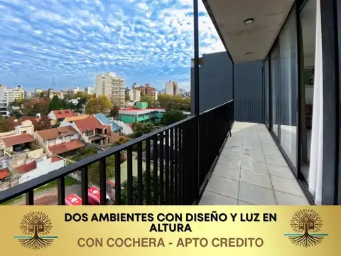 Departamento 2 Amb c/Cochera Apto Credito
