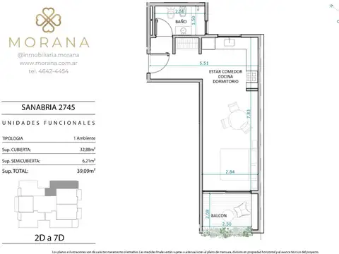 Departamento en Villa Devoto