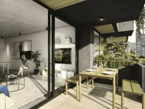 Departamento Monoambiente con 1 baño