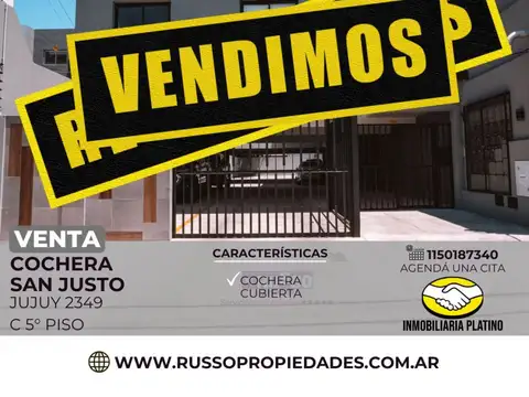 Venta cochera cubierta San Justo