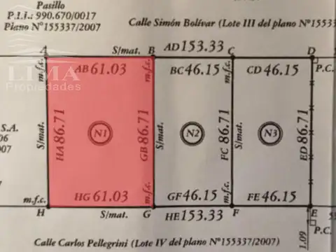 Terreno en Venta en Villa Gobernador Galvez, USD 476.270