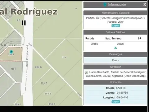 RUTA 6 KM 149,2