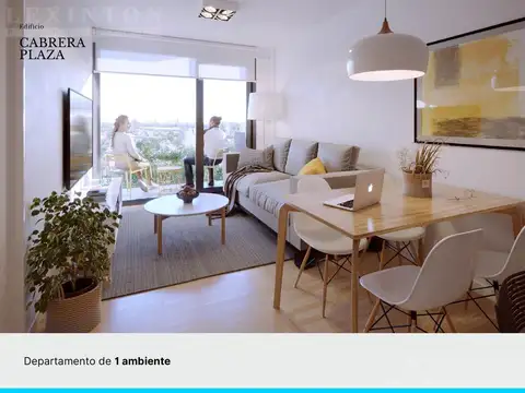 Balcón Terraza Solarium SUM Parrilla - Venta 1 ambiente Amoblado Apto Profesional a Estrenar